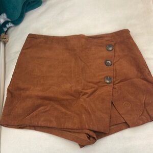 Brown Corduroy Women's Skort size small